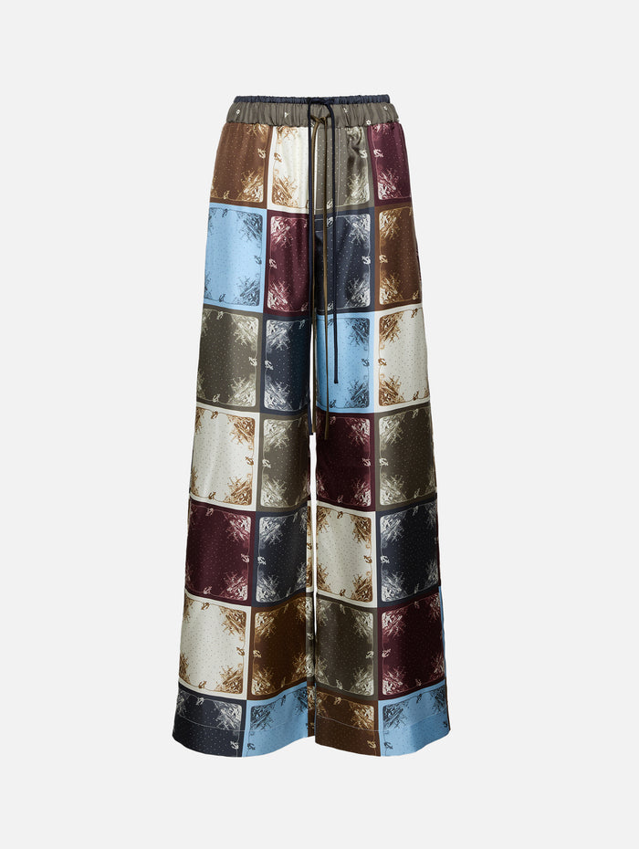 Pull On Sweatpant,MONSE,BROWN MULTI,Image 1