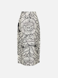 Lexi Skirt,HEIRLOME,IVORY BLACK,Image 1