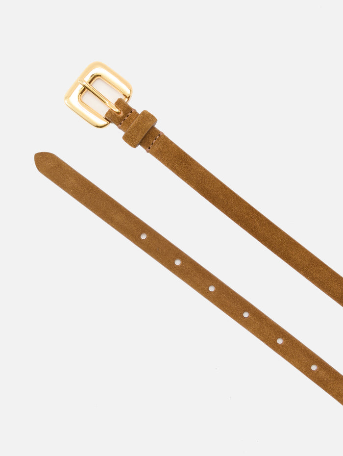 Mara Suede Belt,DEHANCHE,OCHRE GOLD,Image 1