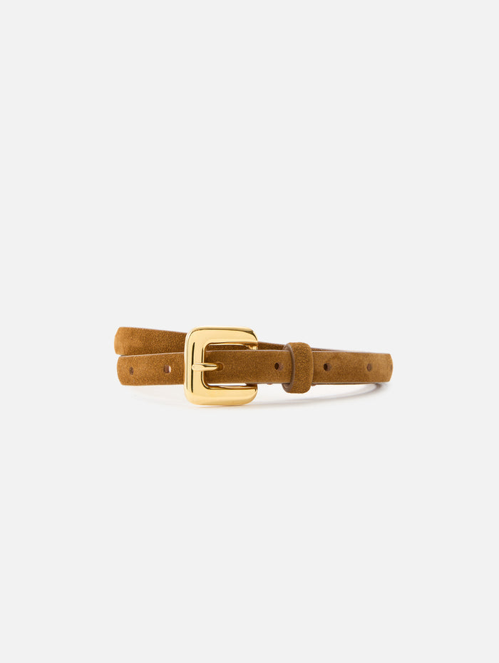 Mara Suede Belt,DEHANCHE,OCHRE GOLD,Image 1