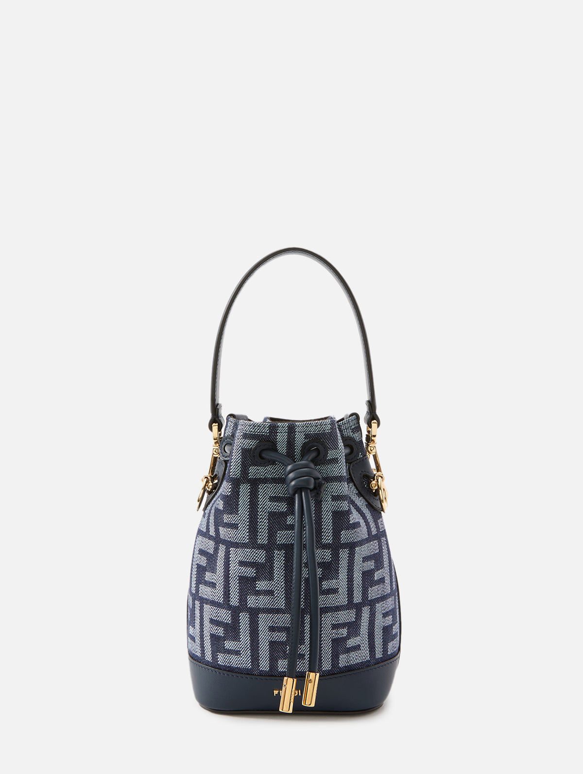 Mini Mon Tresor Bucket Bag,FENDI,BLU,Image 1