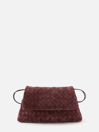 Dustbag Giorno Crossbody,BOTTEGA VENETA,DEEP MAHOGANY,Image 1