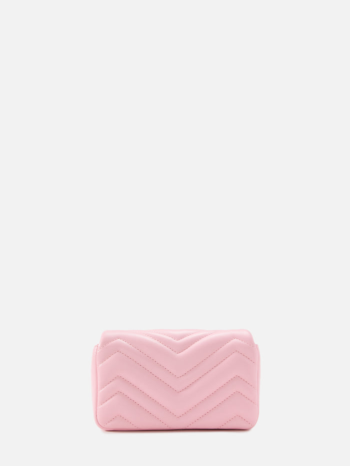 Mini GG Marmont Bag,GUCCI,SATIN SUGAR PINK,Image 1