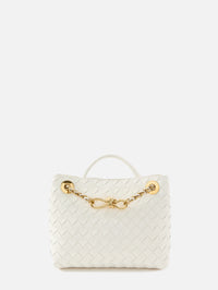Small Andiamo Top Handle Bag,BOTTEGA VENETA,ALABASTER,Image 1