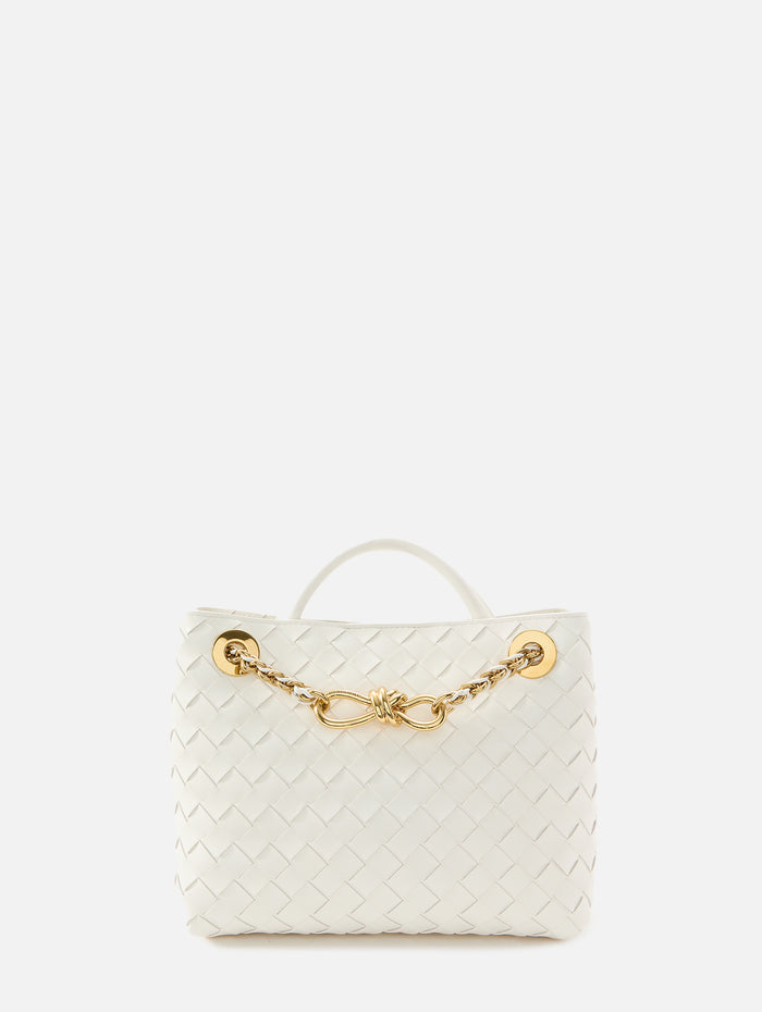 Small Andiamo Top Handle Bag,BOTTEGA VENETA,ALABASTER,Image 1