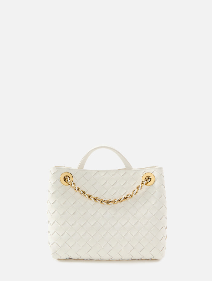 Small Andiamo Top Handle Bag,BOTTEGA VENETA,ALABASTER,Image 1
