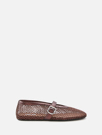 Ballet Flat,ALAIA,BRONZE,Image 1