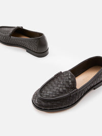 Silenzio Supple Loafer,BOTTEGA VENETA,ESPRESSO,Image 2