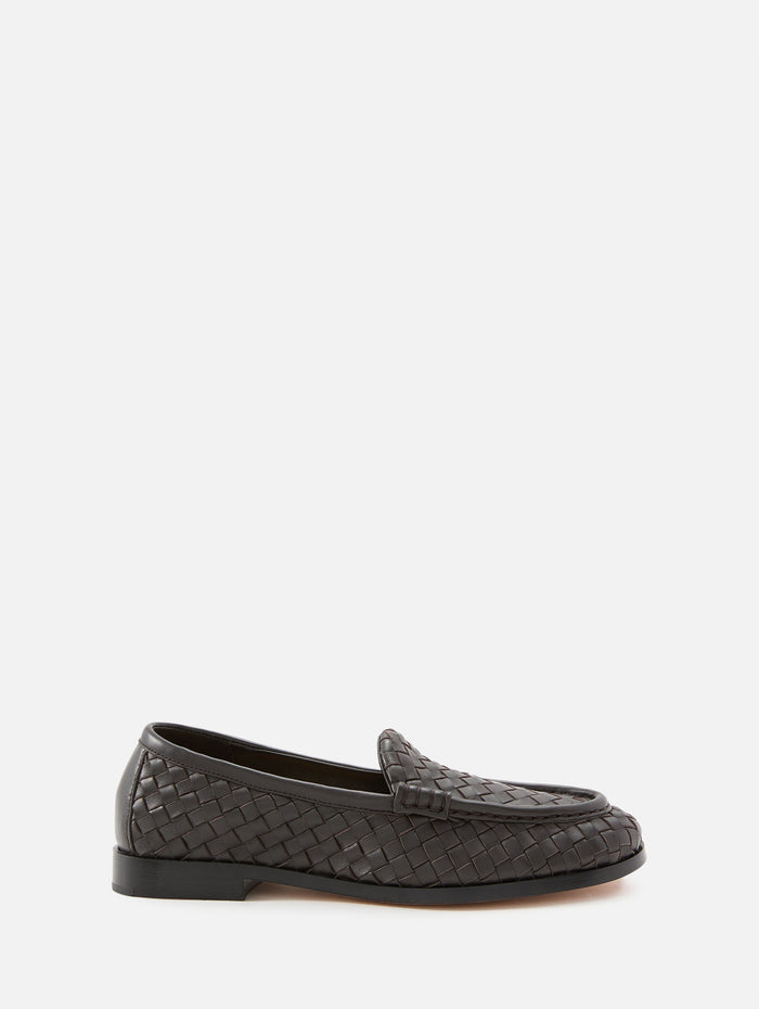 Silenzio Supple Loafer,BOTTEGA VENETA,ESPRESSO,Image 1