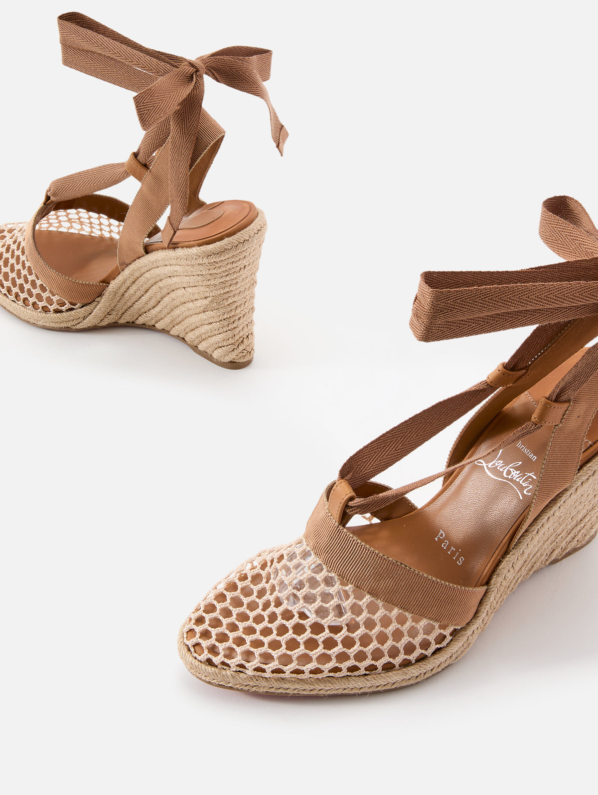 Toleda Espadrille Wedge 85mm,CHRISTIAN LOUBOUTIN,LIONNE TERRA,Image 2