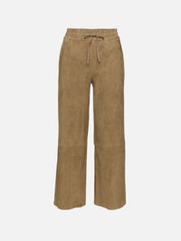 Blair Suede Trouser,ARMA,OLIVE,Image 1