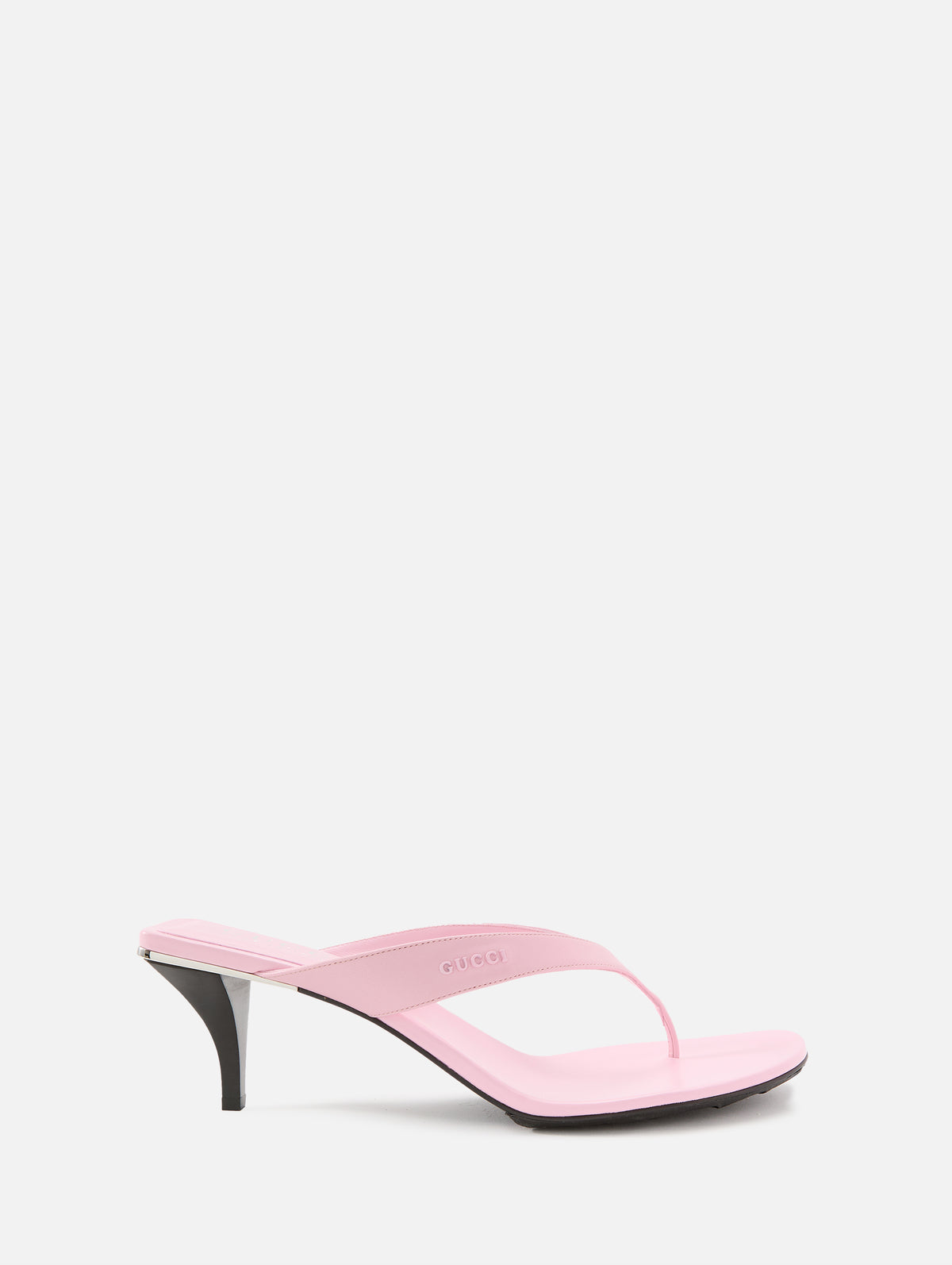 Neo Sandal 55mm,GUCCI,SATIN SUGAR PINK,Image 1