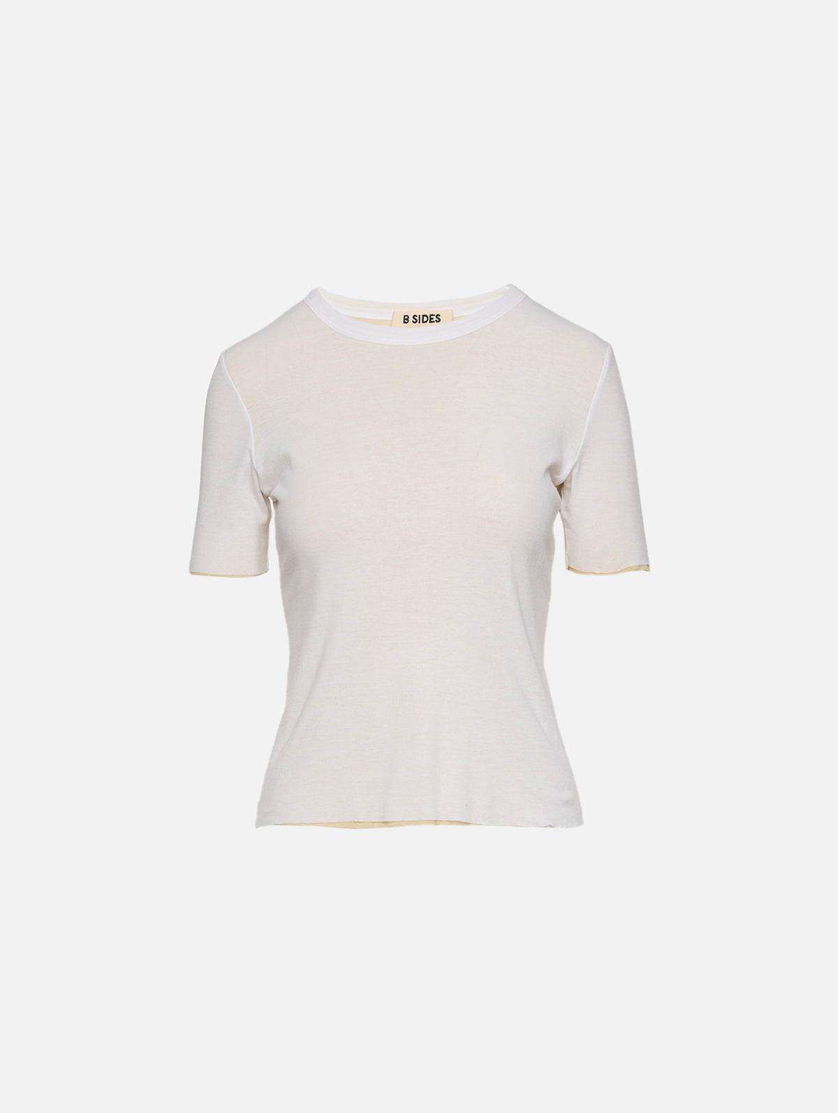 Double Tee,B SIDES,WHITE/YELLOW,Image 2