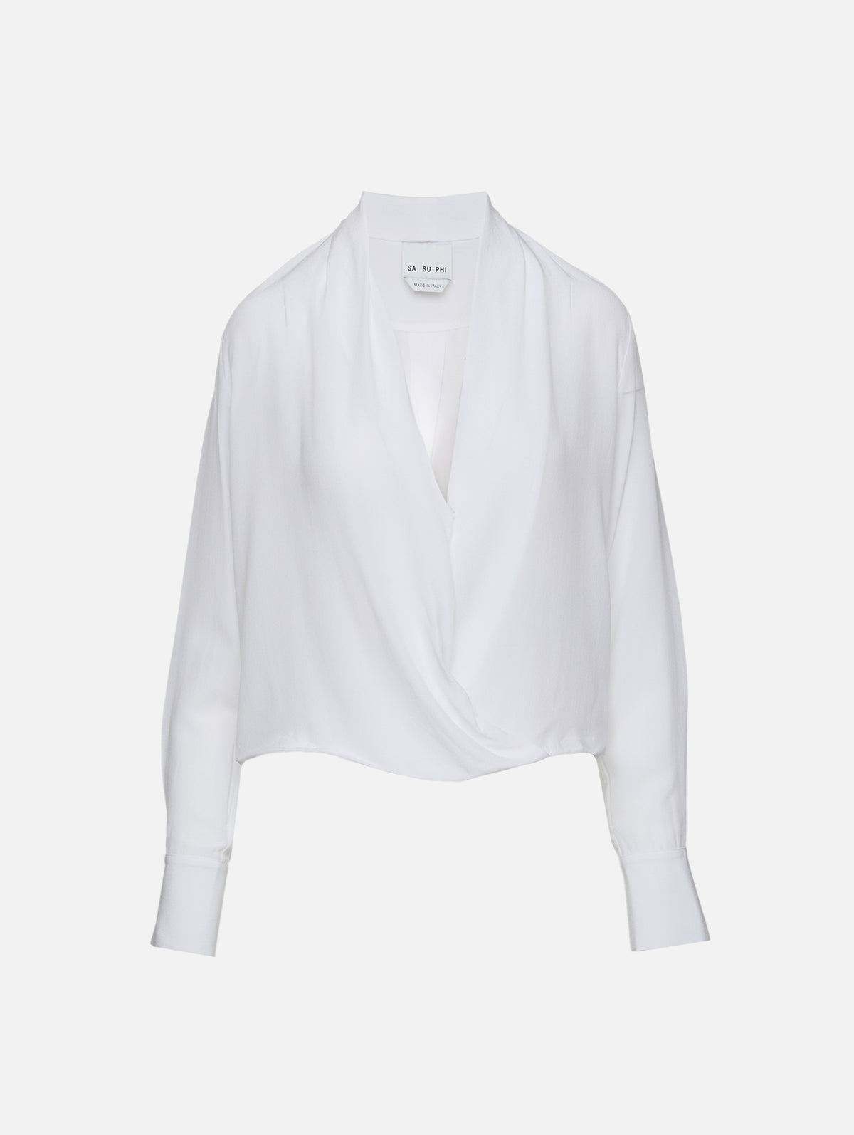 Criss Cross Shirt,SASUPHI,WHITE,Image 1