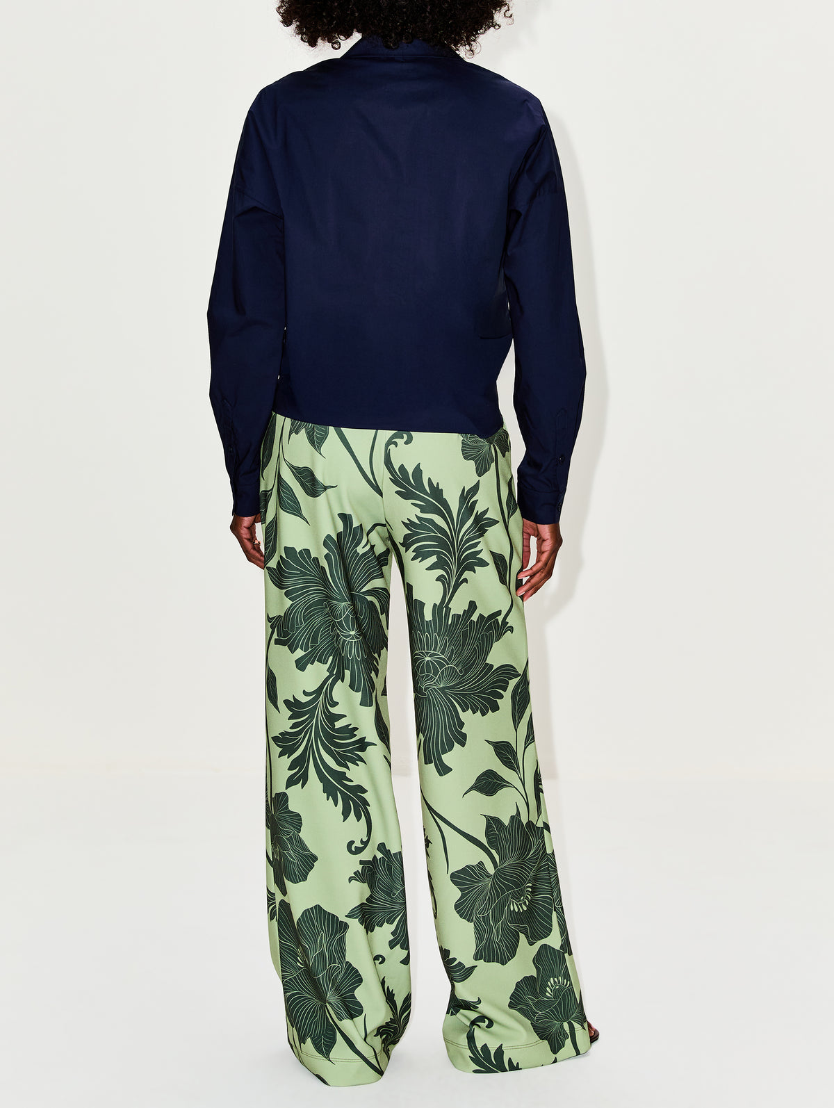 Luz Envolvente Blouse,ANDRES OTALORA,NAVY,Image 3