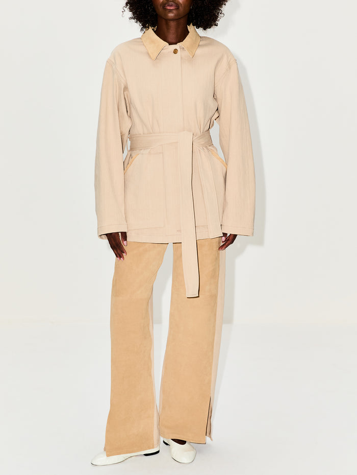 Workwear Jacket,B SIDES,PALOMINO KHAKI,Image 1