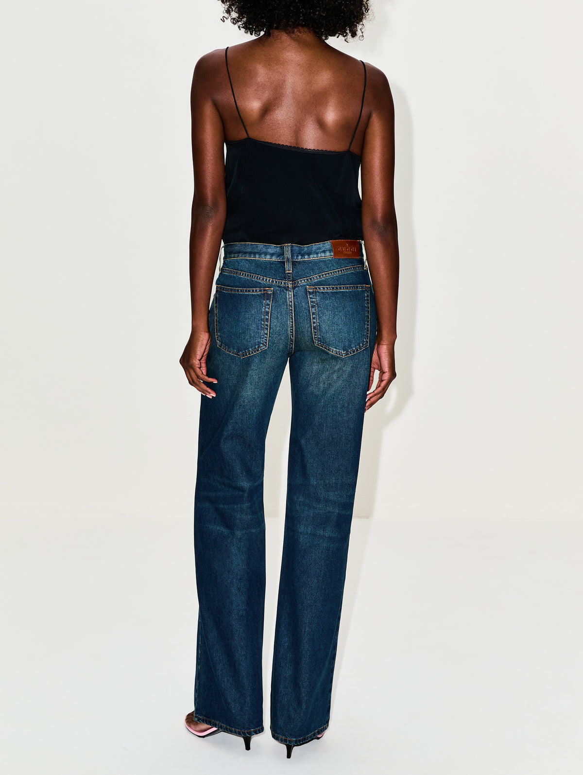 Horsebit Denim Pant,GUCCI,BLUE,Image 3