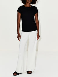 Sheryl T Shirt,PERFECTWHITETEE,TRUE BLACK,Image 2