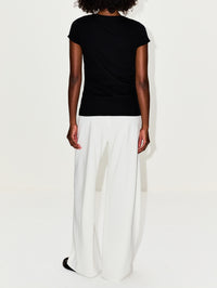 Sheryl T Shirt,PERFECTWHITETEE,TRUE BLACK,Image 3