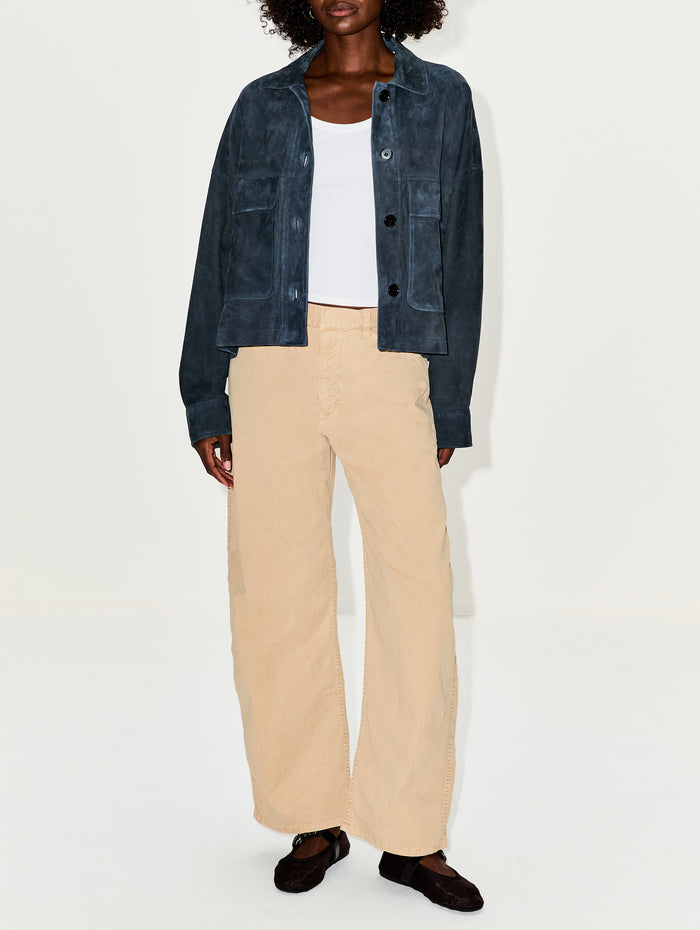 Miri Suede Jacket,ARMA,ROYAL,Image 1