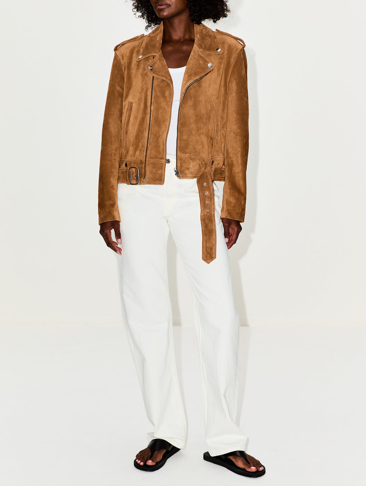 Evel Biker Suede Jacket,NILI LOTAN,MARTORA,Image 2