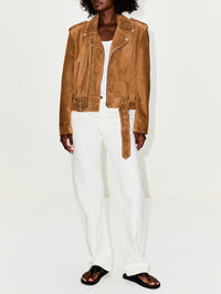 Evel Biker Suede Jacket,NILI LOTAN,MARTORA,Image 2