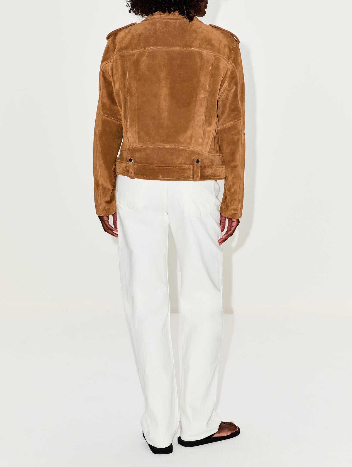 Evel Biker Suede Jacket,NILI LOTAN,MARTORA,Image 3