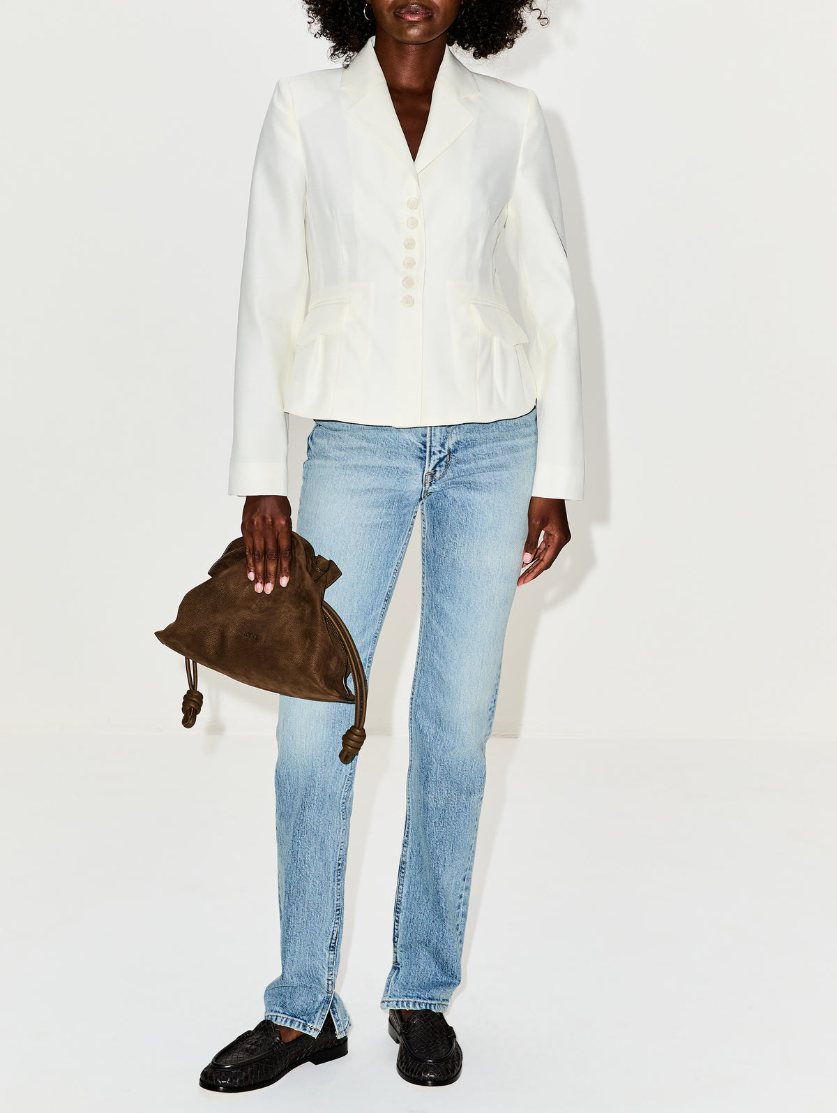 Blair Jacket,RÙADH,WHITE,Image 2