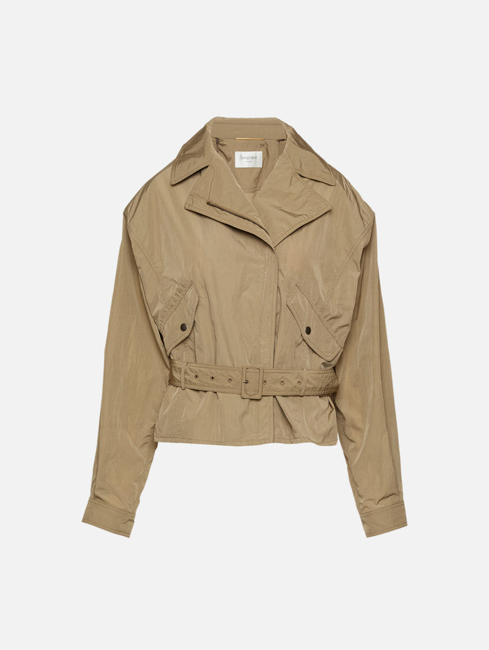 Veste Poches A Rabat Jacket,SAINT LAURENT,ICE BROWN,Image 1