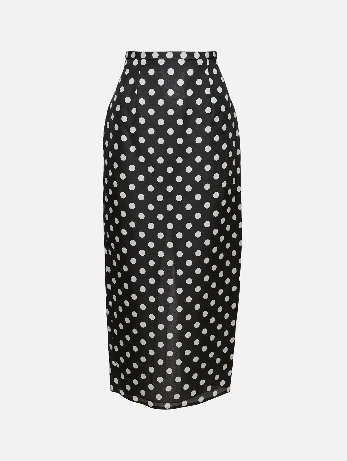 Winton Skirt,KHAITE,MEDIUM BLACK DOT,Image 1