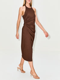 Sylvie Dress,A.L.C.,MILK CHOCOLATE,Image 3