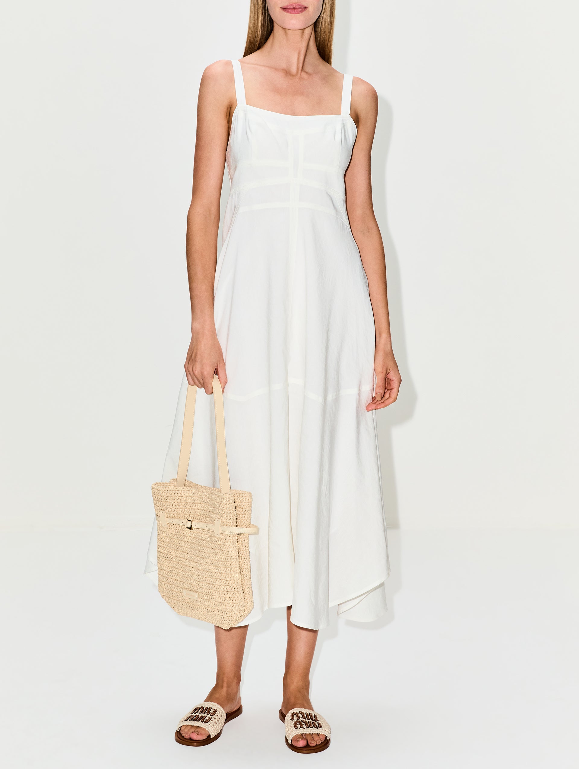 Crochet Logo Flat | MIU MIU | elysewalker