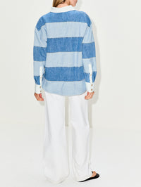 Rugby Shirt,CLOSED,LIGHT BLUE,Image 3
