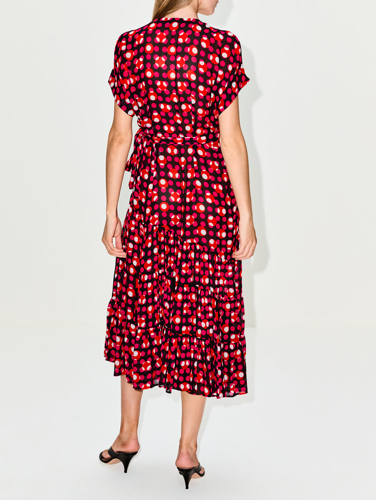 Delfti Dress,DRIES VAN NOTEN,FUSCHIA,Image 4