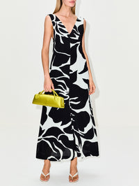 Dea Dress,DRIES VAN NOTEN,BLACK,Image 2