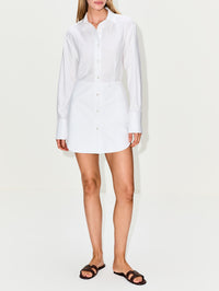 Bunny Ear Mini Dress,MONSE,WHITE,Image 2