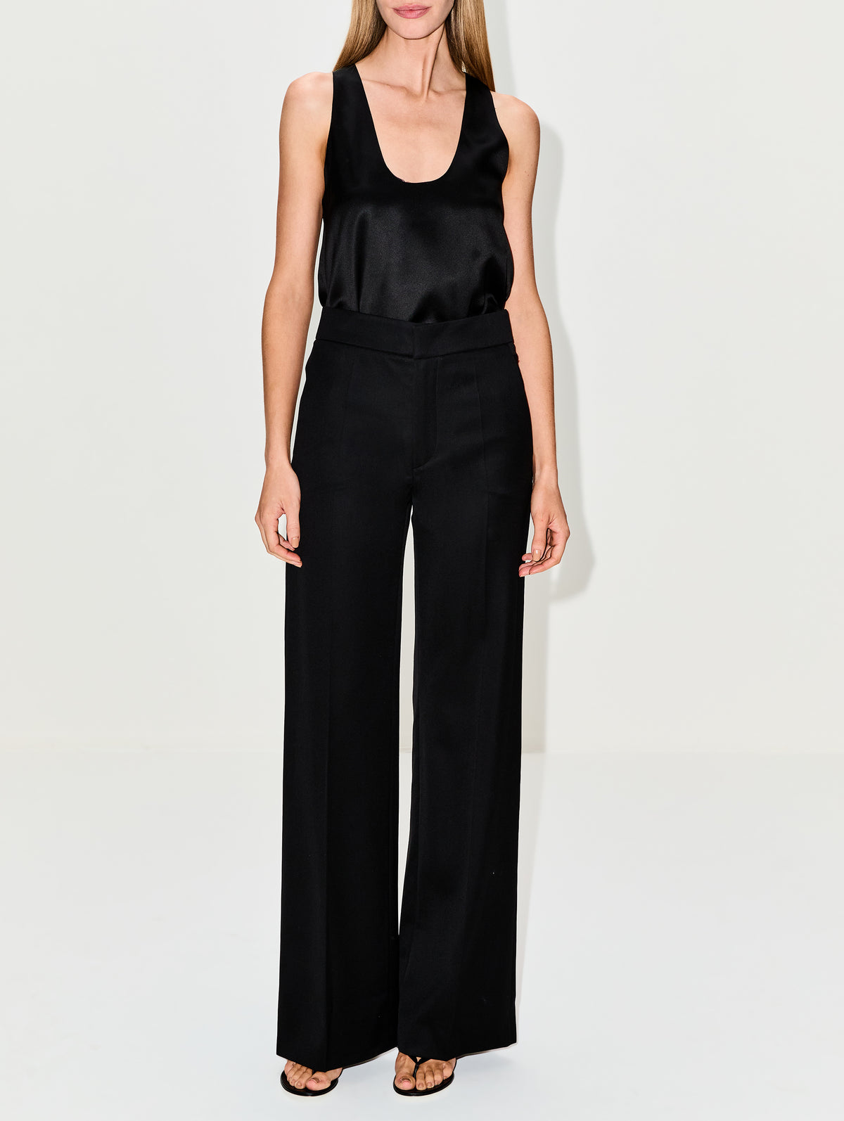 Tuxedo Trouser,SASUPHI,BLACK,Image 2