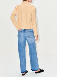 Emy Suede Jacket,ARMA,GRAVEL,Image 3