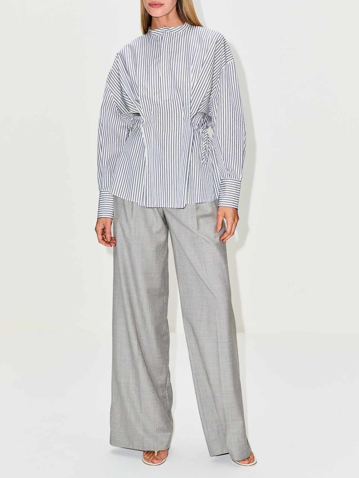 Giulia Shirt,SASUPHI,WHITE NAVY,Image 4
