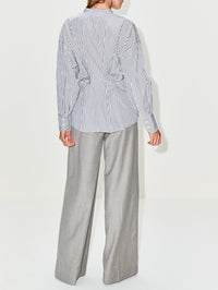 Giulia Shirt,SASUPHI,WHITE NAVY,Image 3