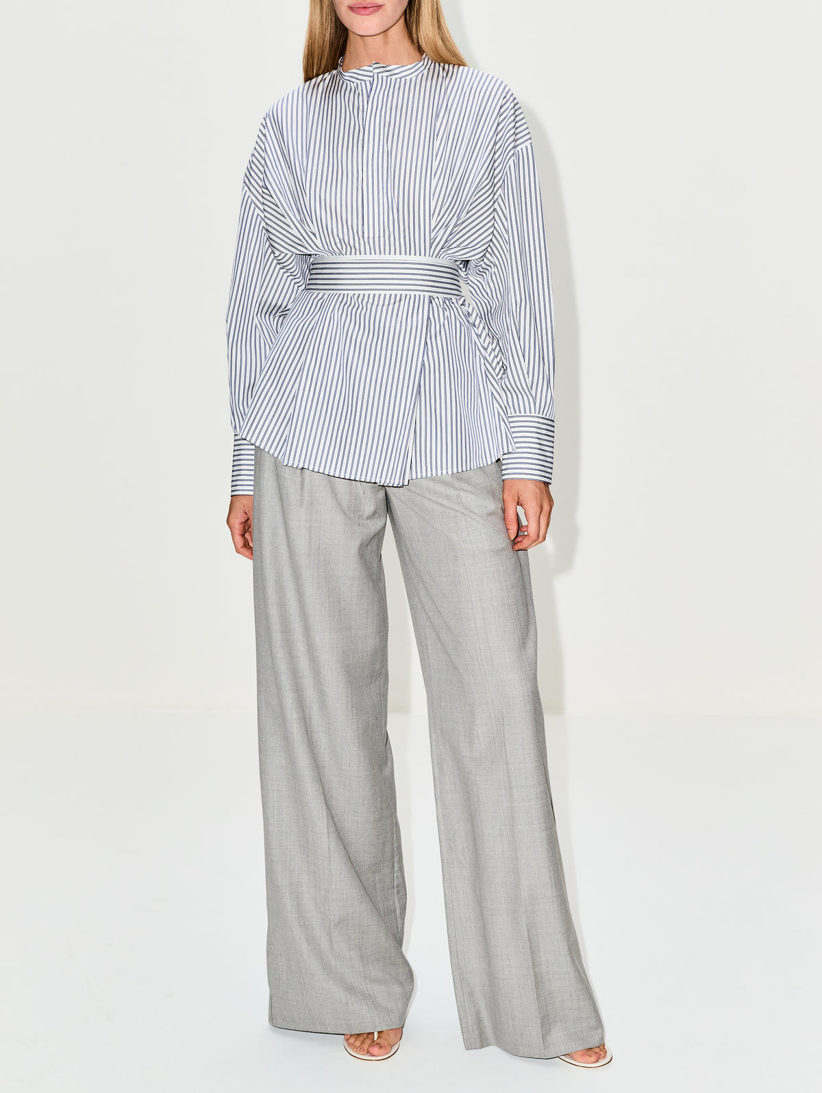 Giulia Shirt,SASUPHI,WHITE NAVY,Image 2
