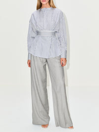 Giulia Shirt,SASUPHI,WHITE NAVY,Image 2