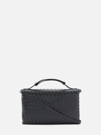 Knot Lock Crossbody Bag,BOTTEGA VENETA,MIDNIGHT,Image 2