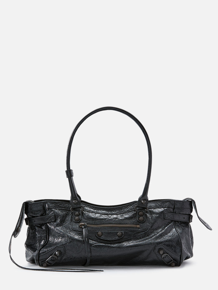 Le City East West Bag,BALENCIAGA,BLACK,Image 1