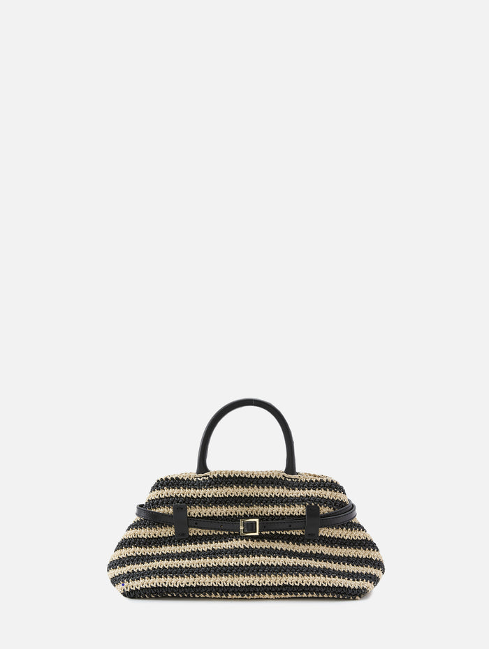 Le Cambon 25 Bag,MANU ATELIER,ECRU/BLACK,Image 1