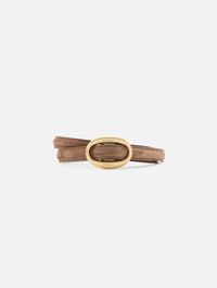 Boucle Belt,SAINT LAURENT,BROWN COFFEE,Image 1