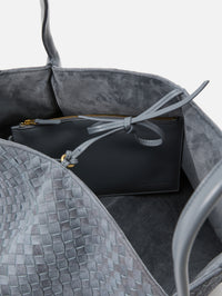 Large Pinoteca Tote,BOTTEGA VENETA,CLOUDY GRAY,Image 3