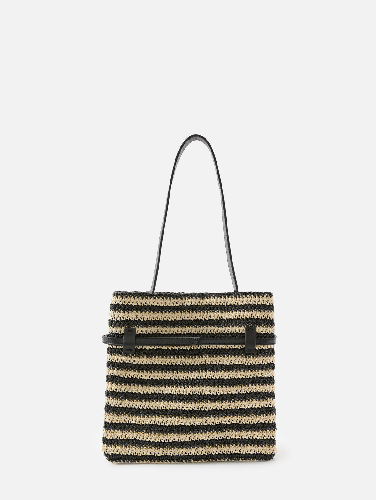 Mini Du Jour Tote,MANU ATELIER,ECRU/BLACK,Image 2