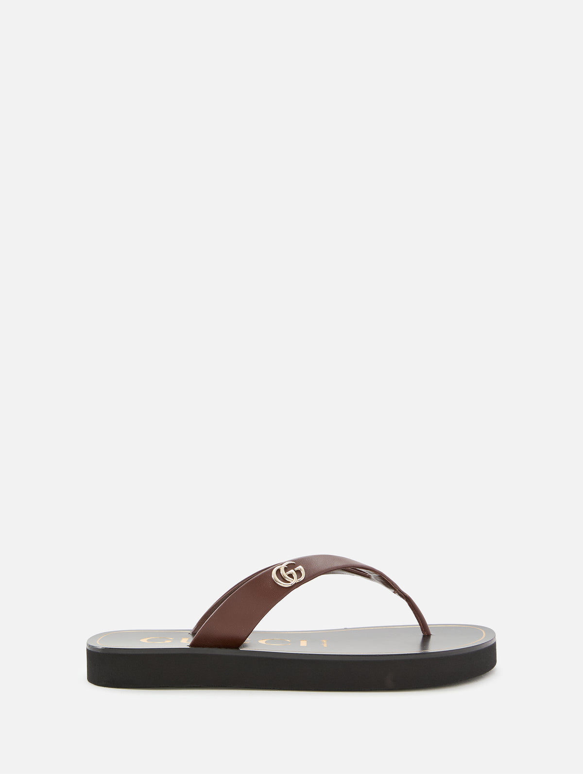 Mila Sandal,GUCCI,MAHOGANY,Image 1