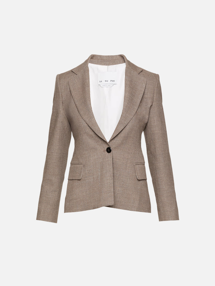Petit Jacket,SASUPHI,TAUPE,Image 1